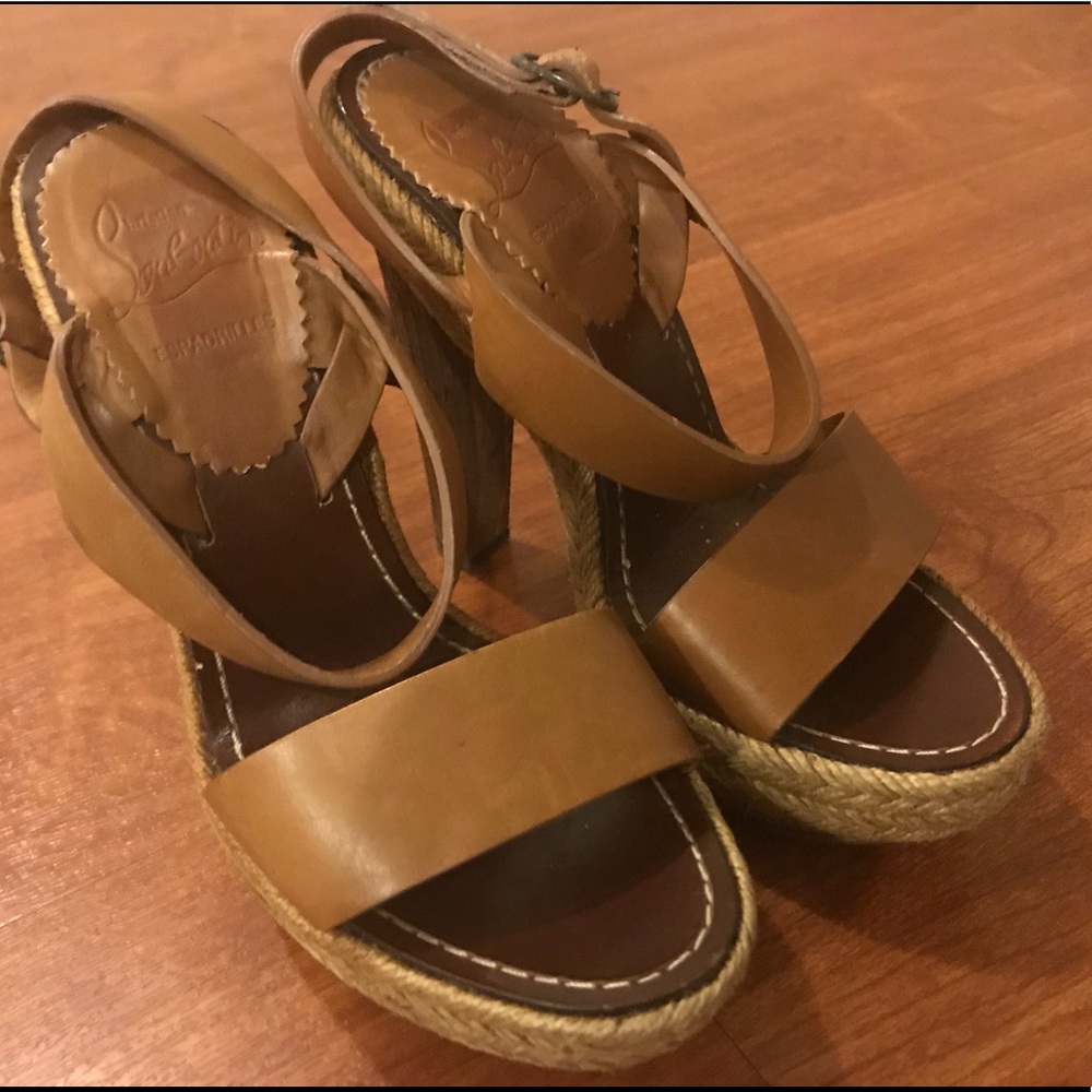Christian Louboutin Espadrille Size 35 EUC